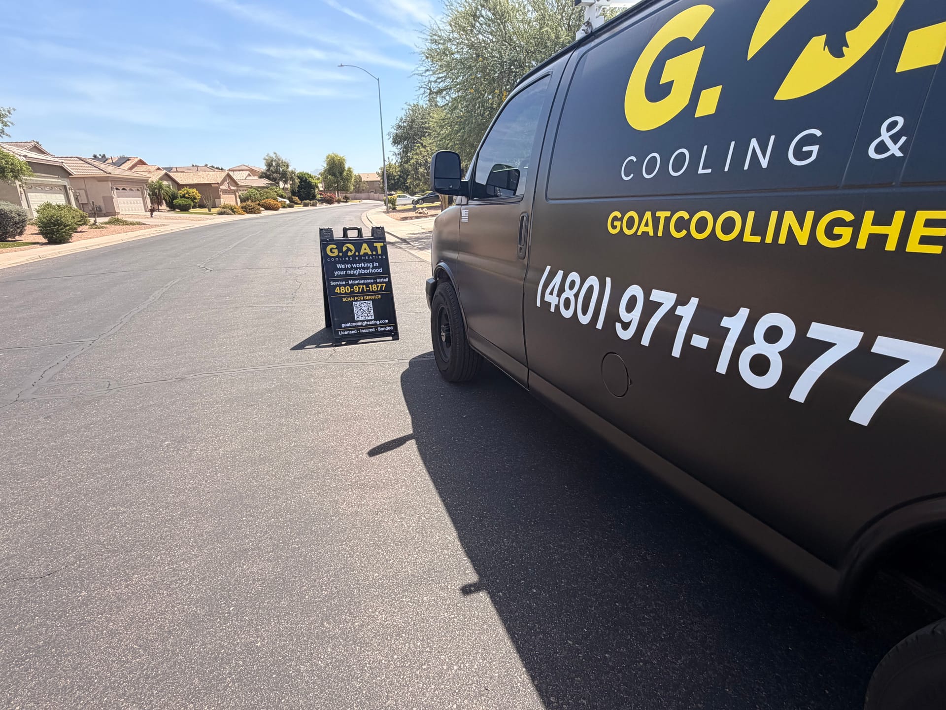Trabajo de Goat Cooling & Heating en el East Valley